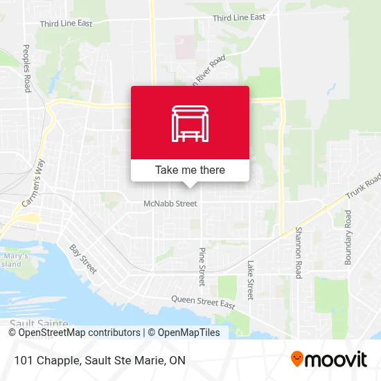 101 Chapple map