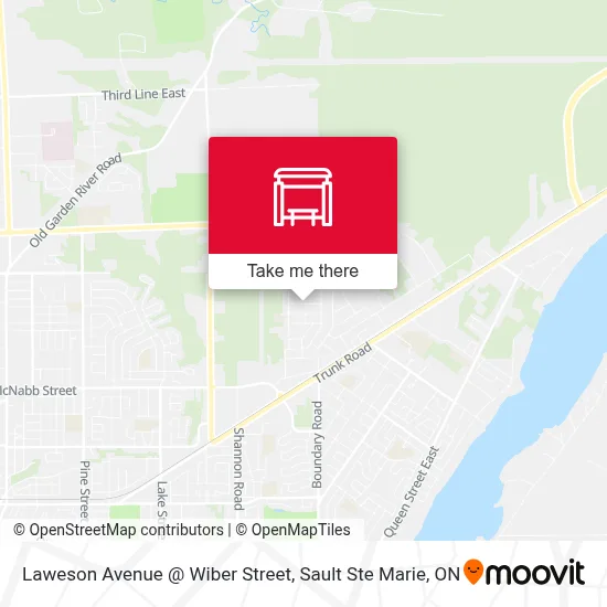 Laweson Avenue @ Wiber Street map