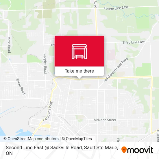 Second Line East @ Sackville Road map