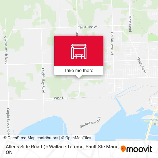 Allens Side Road @ Wallace Terrace map