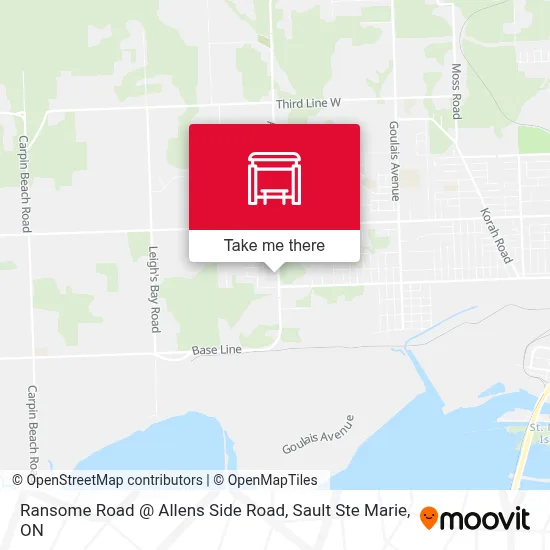 Ransome Road @ Allens Side Road map