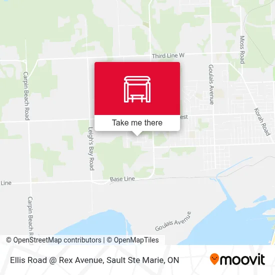 Ellis Road @ Rex Avenue map