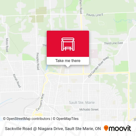 Sackville Road @ Niagara Drive map