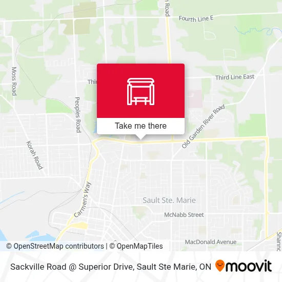 Sackville Road @ Superior Drive map