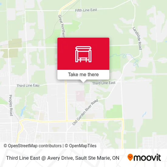 Third Line East @ Avery Drive map
