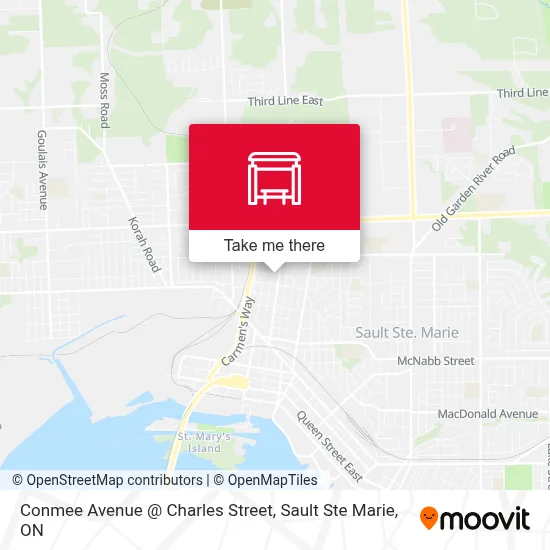 Conmee Avenue @ Charles Street map