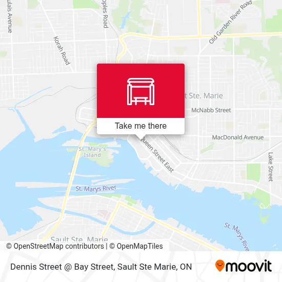 Dennis Street @ Bay Street map