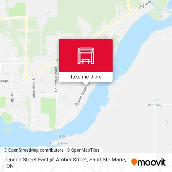 Queen Street East @ Amber Street map