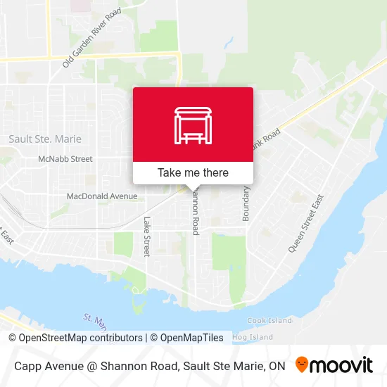 Capp Avenue @ Shannon Road map