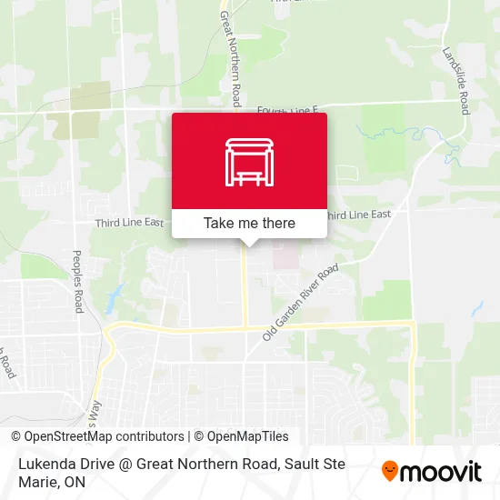 Lukenda Drive @ Great Northern Road map