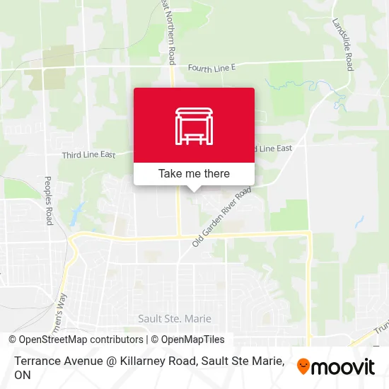 Terrance Avenue @ Killarney Road map