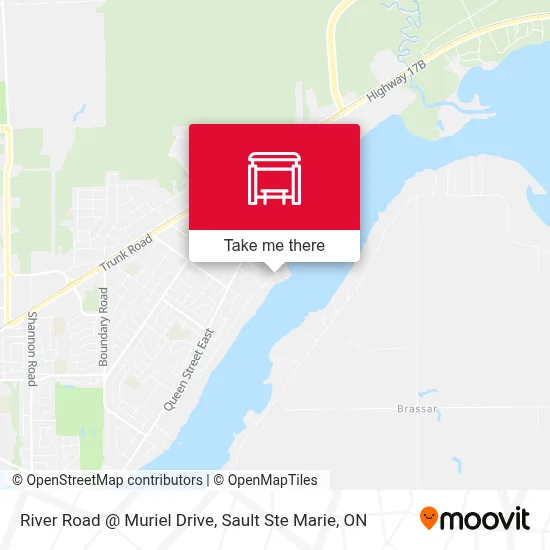 River Road @ Muriel Drive map