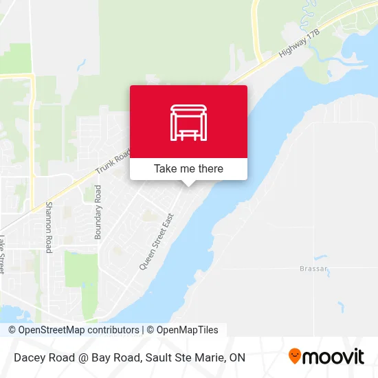 Dacey Road @ Bay Road map