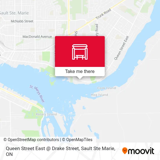 Queen Street East @ Drake Street map