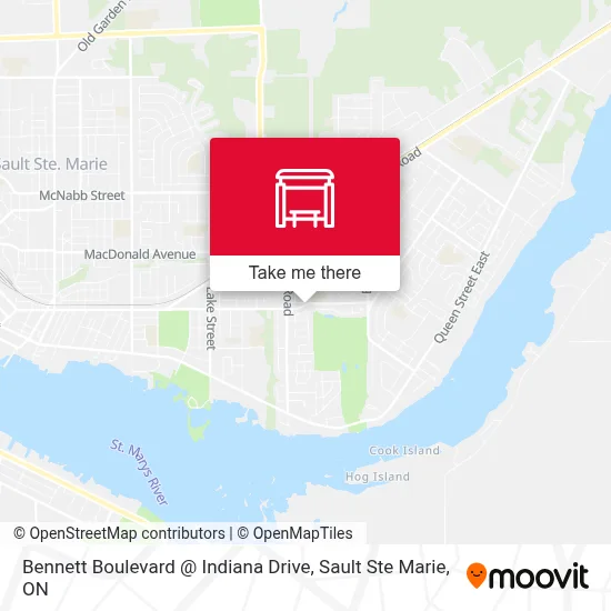 Bennett Boulevard @ Indiana Drive map