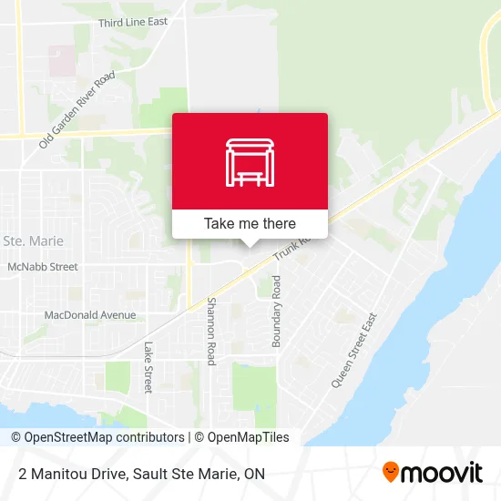 2 Manitou Drive map