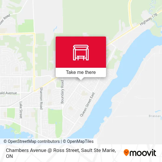 Chambers Avenue @ Ross Street map