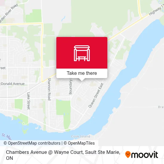 Chambers Avenue @ Wayne Court map