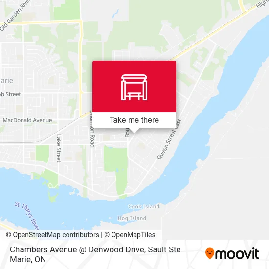 Chambers Avenue @ Denwood Drive map