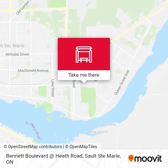 Bennett Boulevard @ Heath Road map