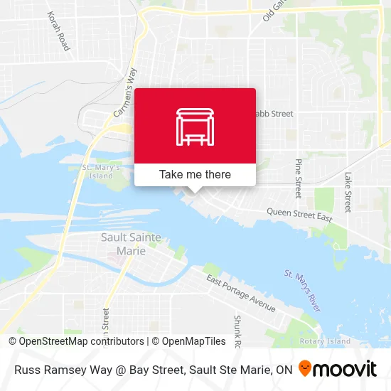 Russ Ramsey Way @ Bay Street map