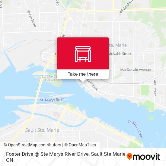 Foster Drive @ Ste Marys River Drive map