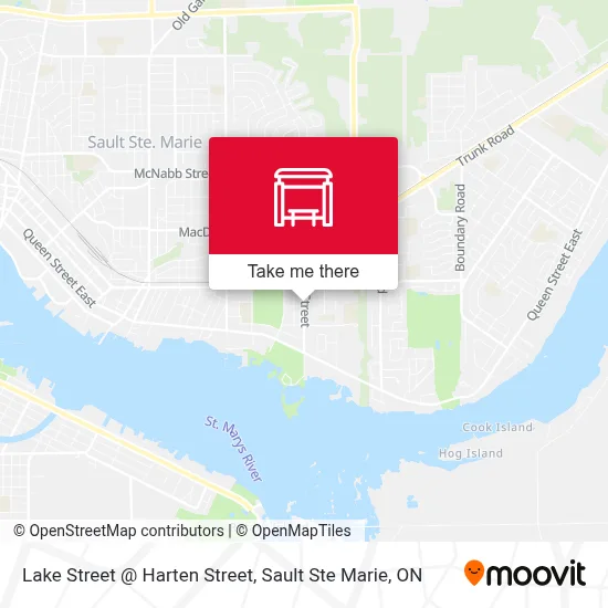 Lake Street @ Harten Street map