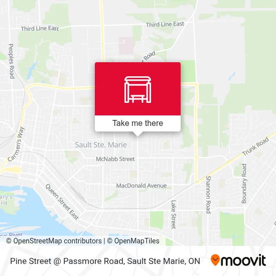 Pine Street @ Passmore Road map