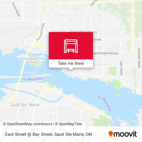 East Street @ Bay Street map