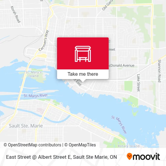 East Street @ Albert Street E map