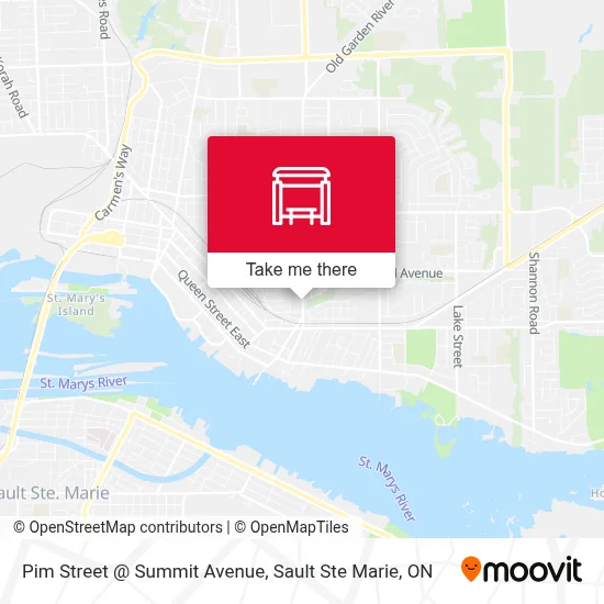 Pim Street @ Summit Avenue map