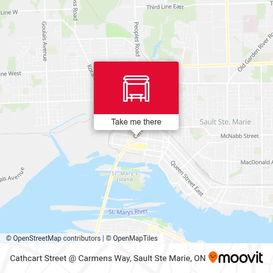 Cathcart Street @ Carmens Way map
