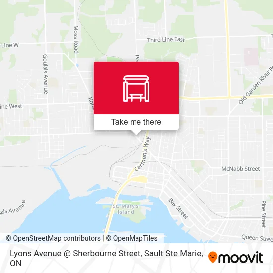 Lyons Avenue @ Sherbourne Street map