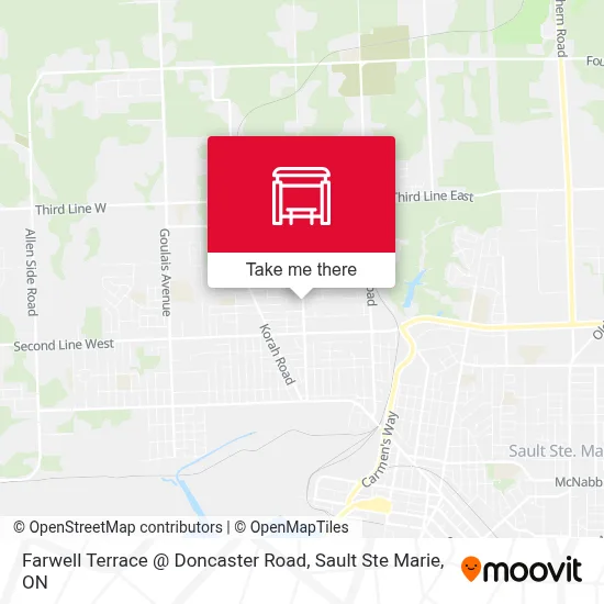 Farwell Terrace @ Doncaster Road map