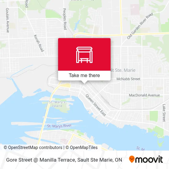 Gore Street @ Manilla Terrace map