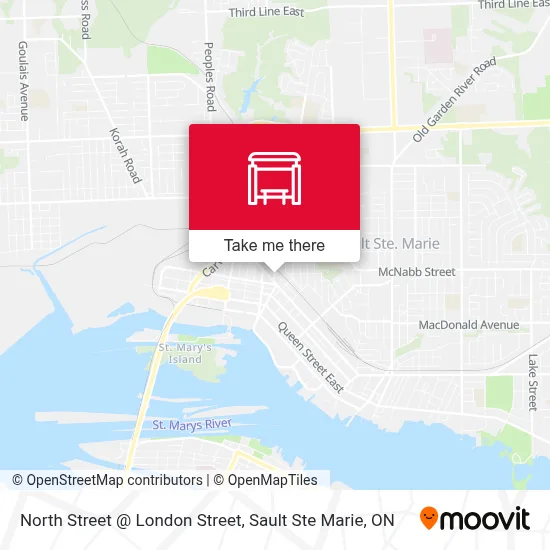 North Street @ London Street map