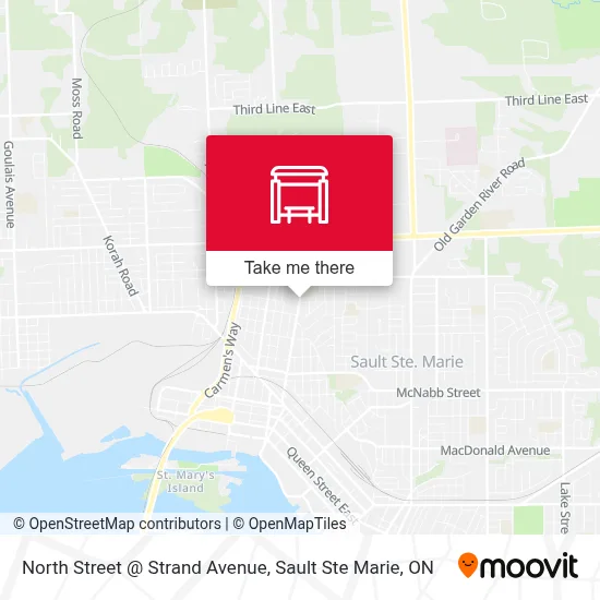 North Street @ Strand Avenue map
