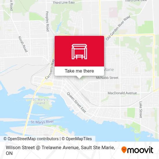 Wilson Street @ Trelawne Avenue map