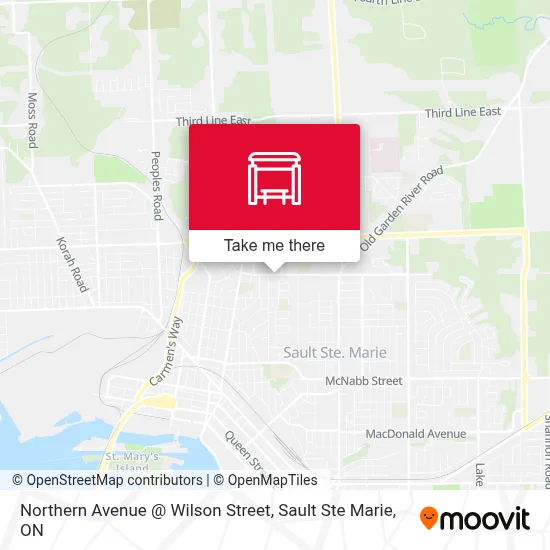 Northern Avenue @ Wilson Street map