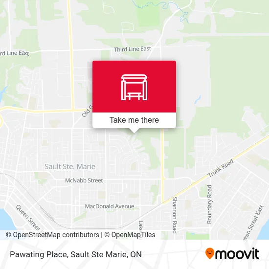 Pawating Place map