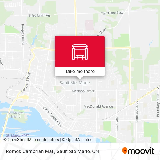 Romes Cambrian Mall map