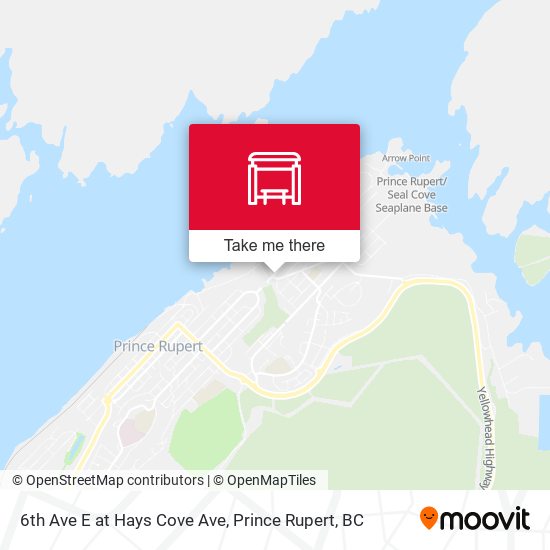 6th Ave E at Hays Cove Ave map