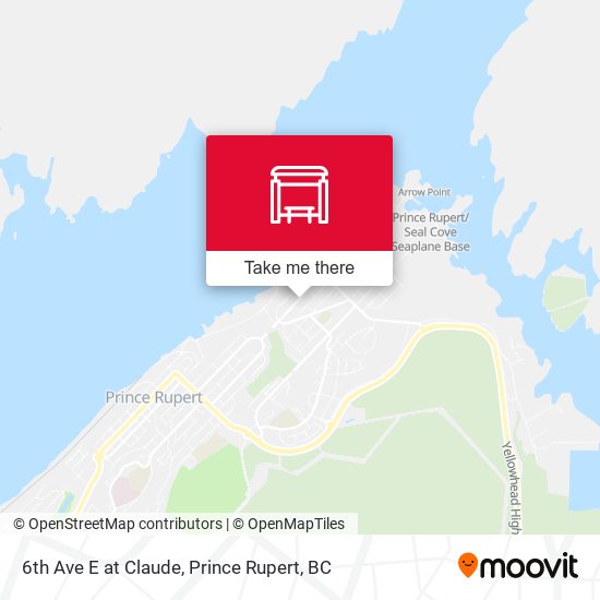 6th Ave E at Claude map