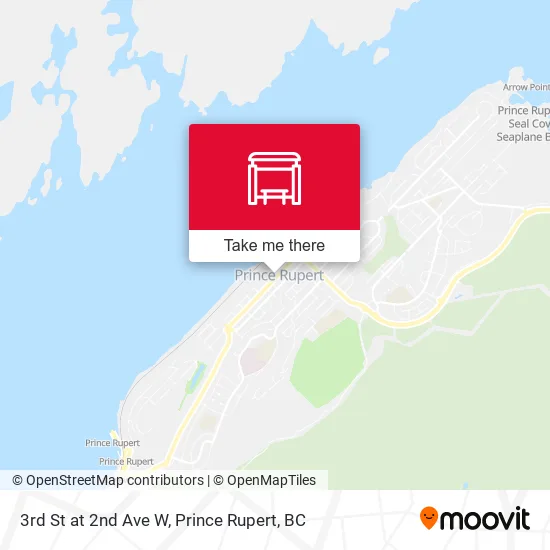 3rd St at 2nd Ave W map