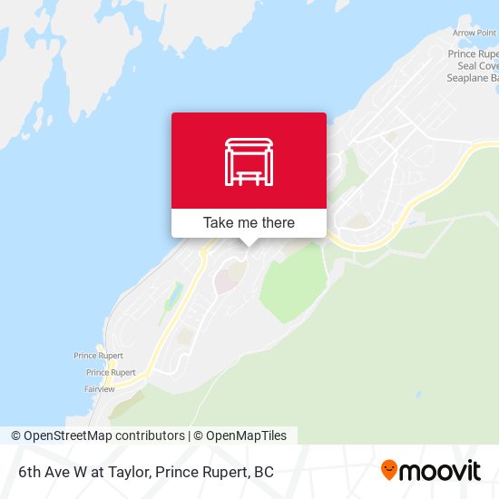 6th Ave W at Taylor map