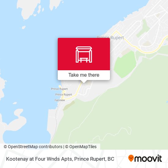 Kootenay at Four Wnds Apts map