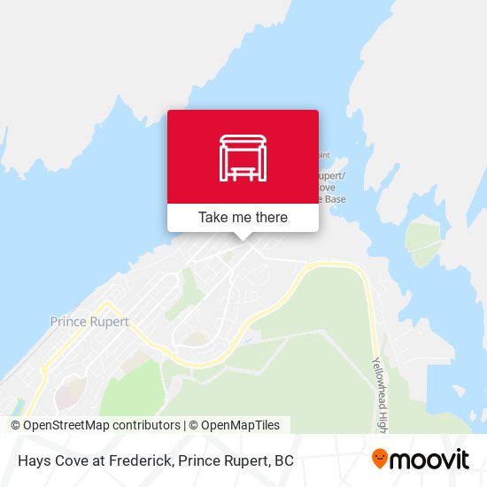 Hays Cove at Frederick map