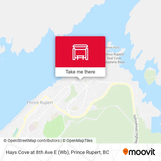 Hays Cove at 8th Ave E (Wb) map