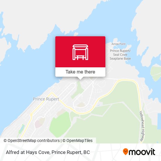 Alfred at Hays Cove map
