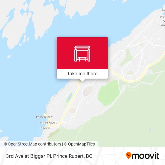 3rd Ave at Biggar Pl map